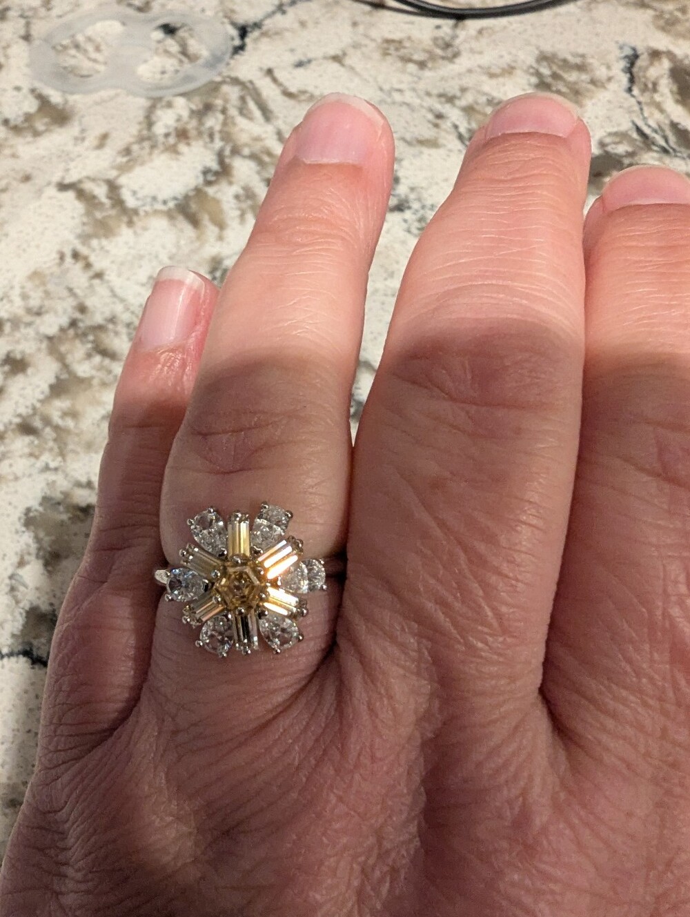 Sterling Swarowski Idyllia Ring